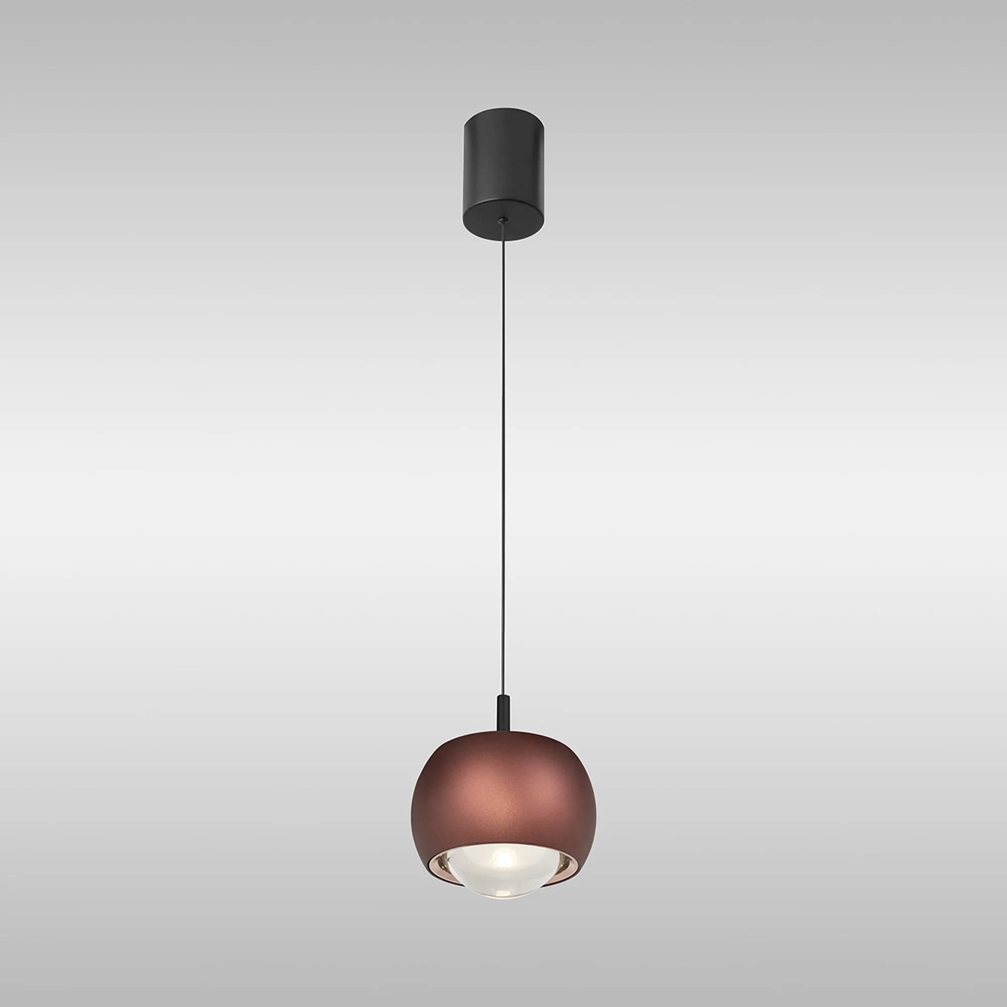 Roller Rise And Fall Pendant 12W LED Coffee M8408  Mantra Roller